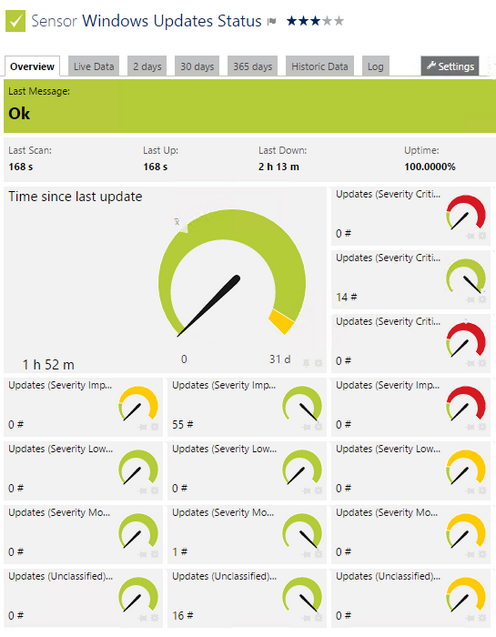 Windows Updates Status (Powershell) Sensor Windows Updates Status (Powershell) Sensor
